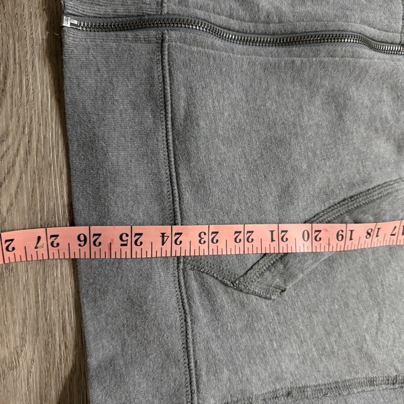 Abercrombie & Fitch Heather Gray Zip-Up Hoodie - Picture 8 of 8